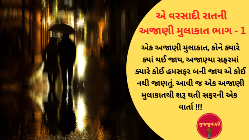 એ વરસાદી રાતની અજાણી મુલાકાત ભાગ – 1